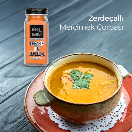 Organik Toz Zerdeçal 50 Gr