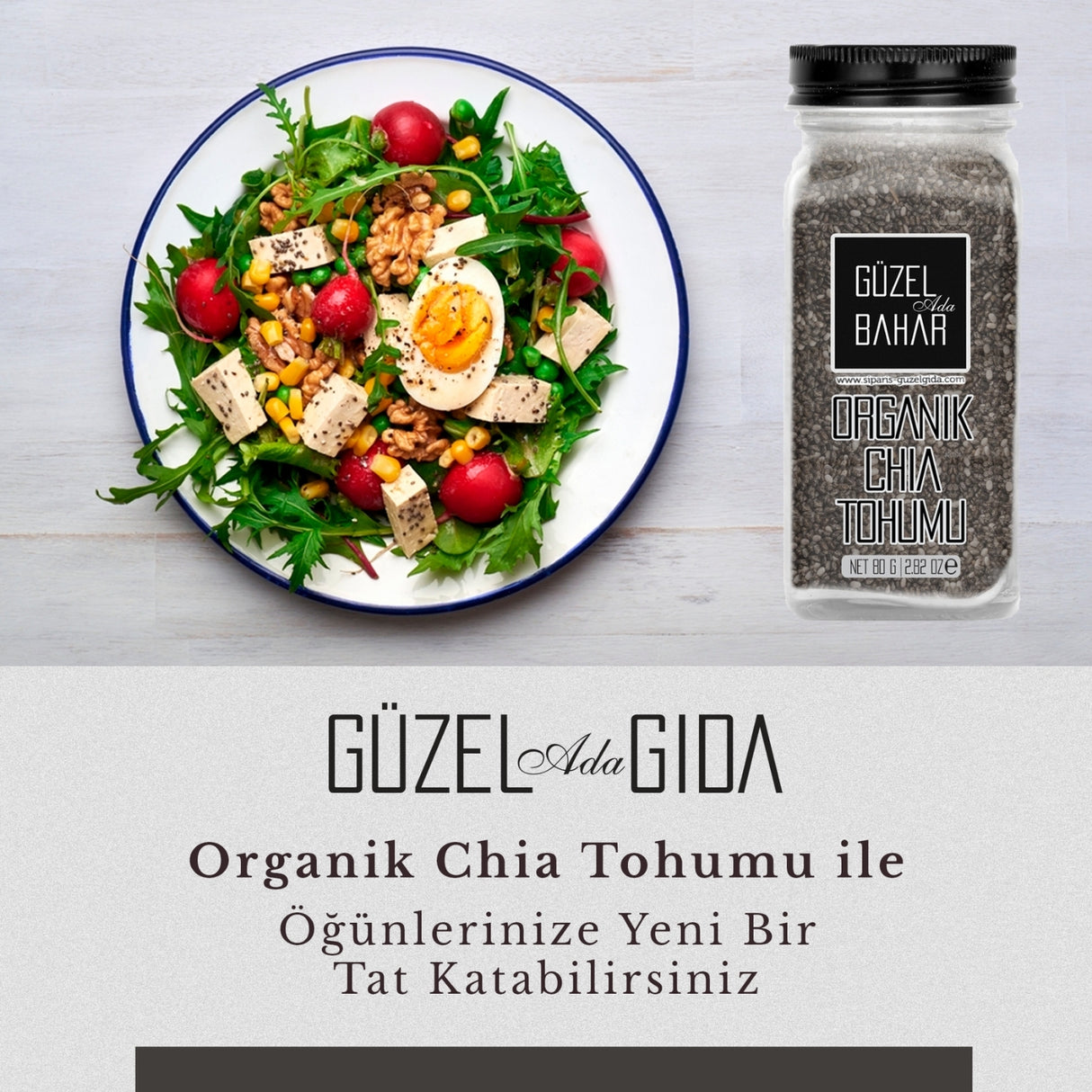 Organik Chia 80 Gr