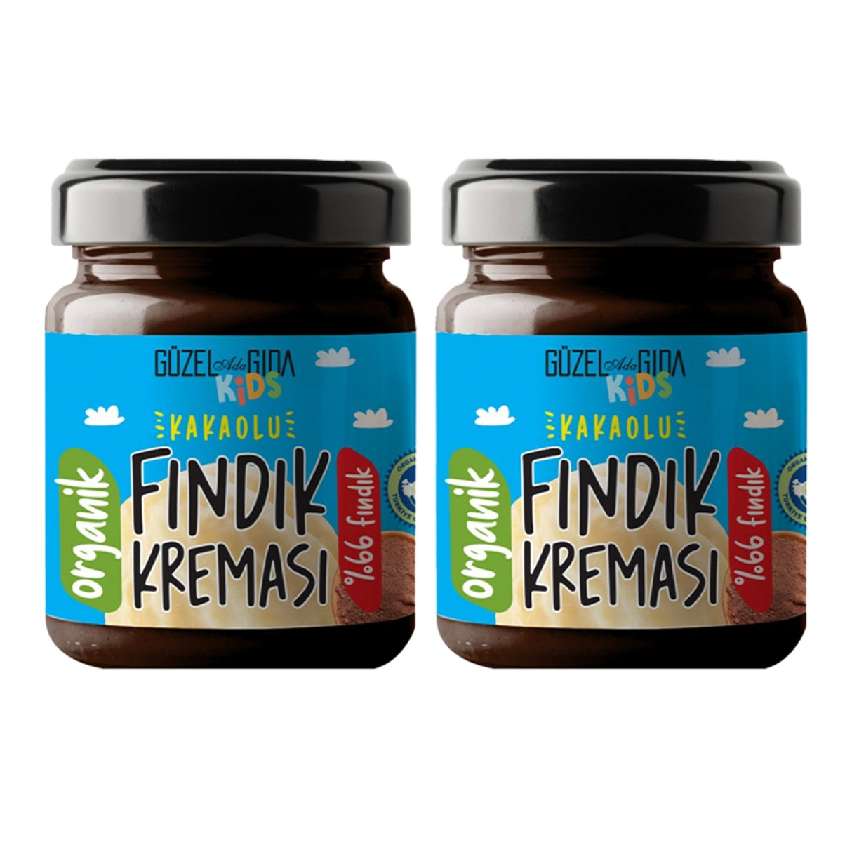 Kids Organik Kakaolu Fındık Kreması 2X200 Gr