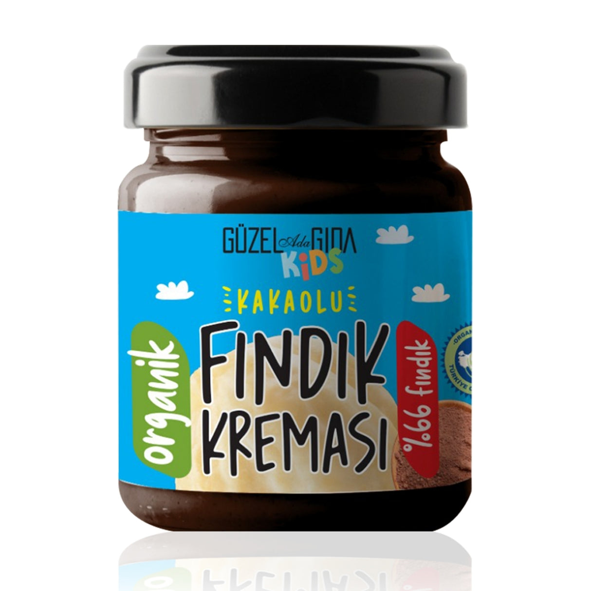 Kids Organik Kakaolu Fındık Kreması 200 Gr