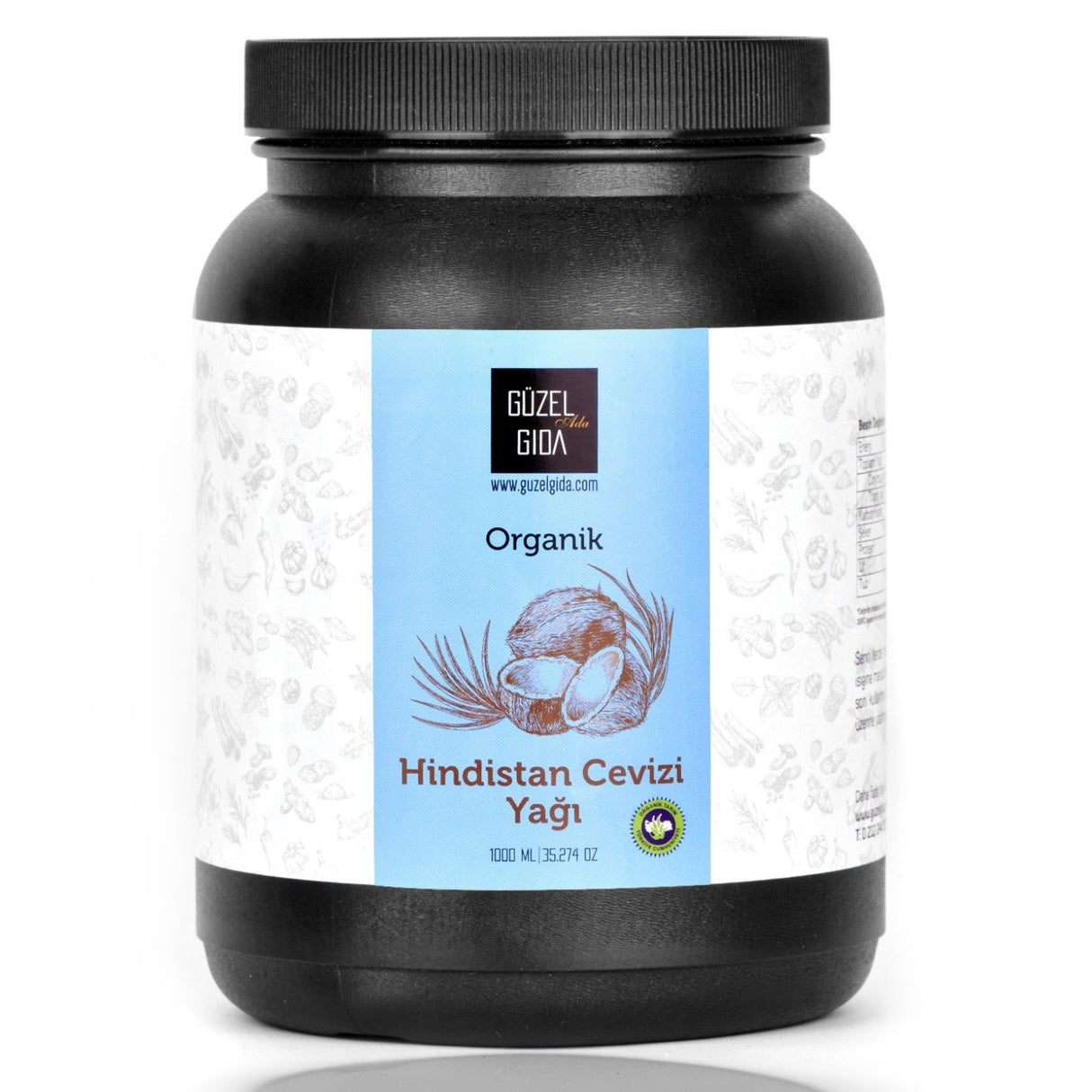 Organic Coconut Oil Economic Package 1 Liter