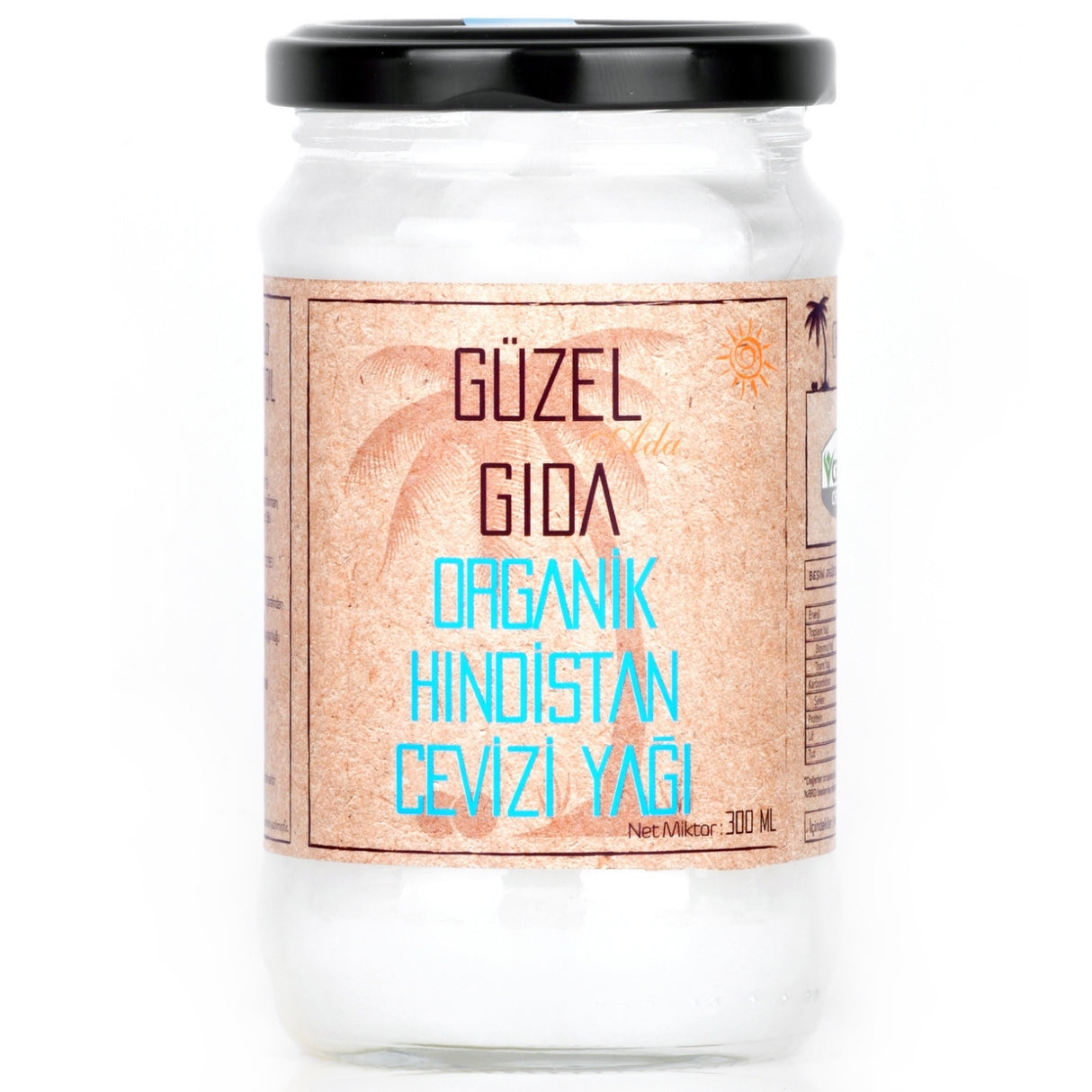 Organik Hindistan Cevizi Yağı 300 Ml