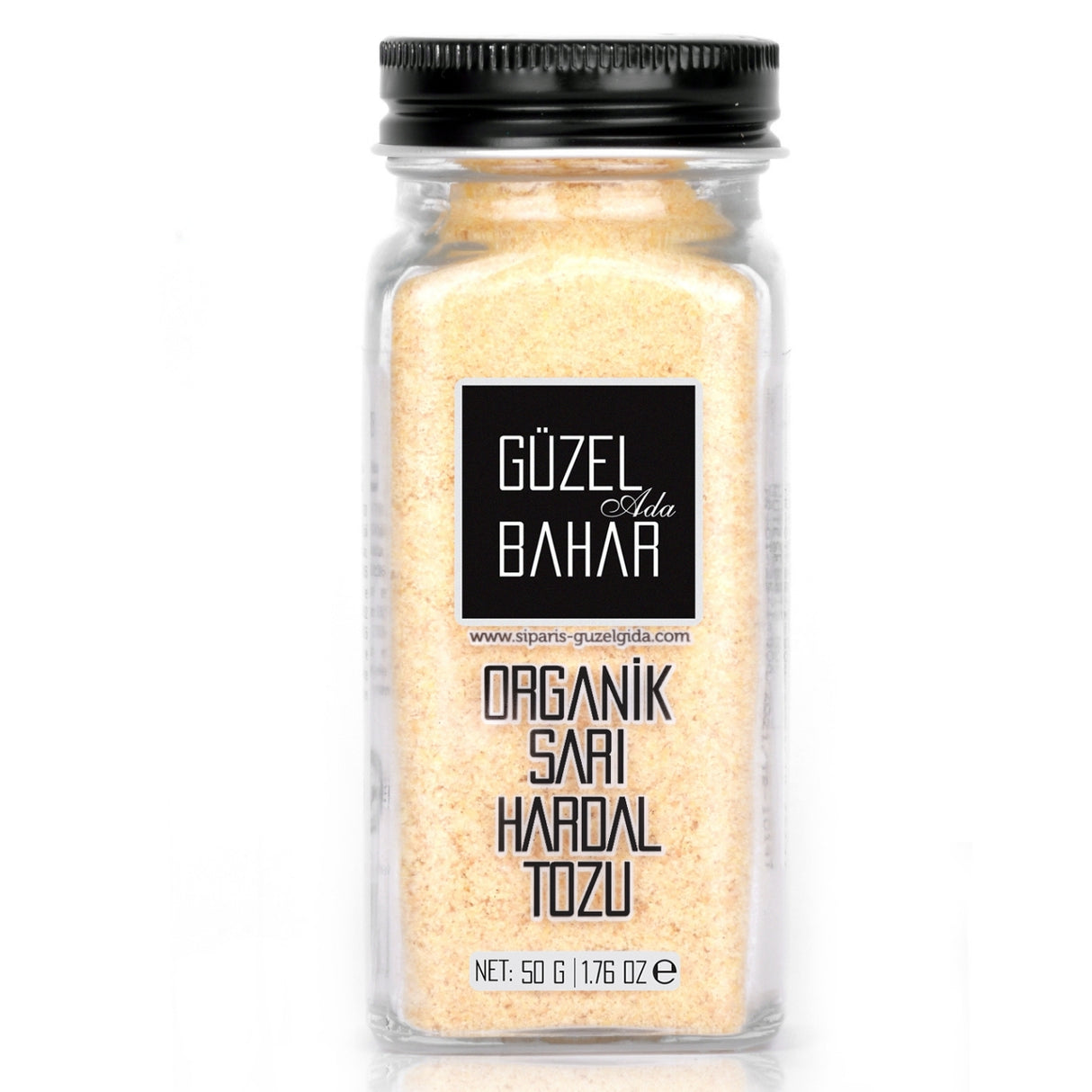 Organik Sarı Hardal Tozu 50 Gr