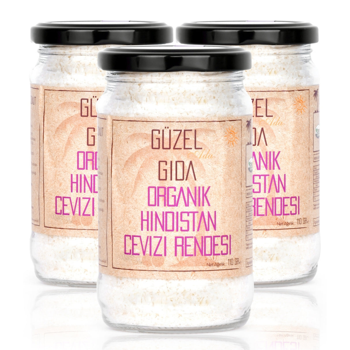 Organik Hindistan Cevizi Rendesi 3X110 Gr