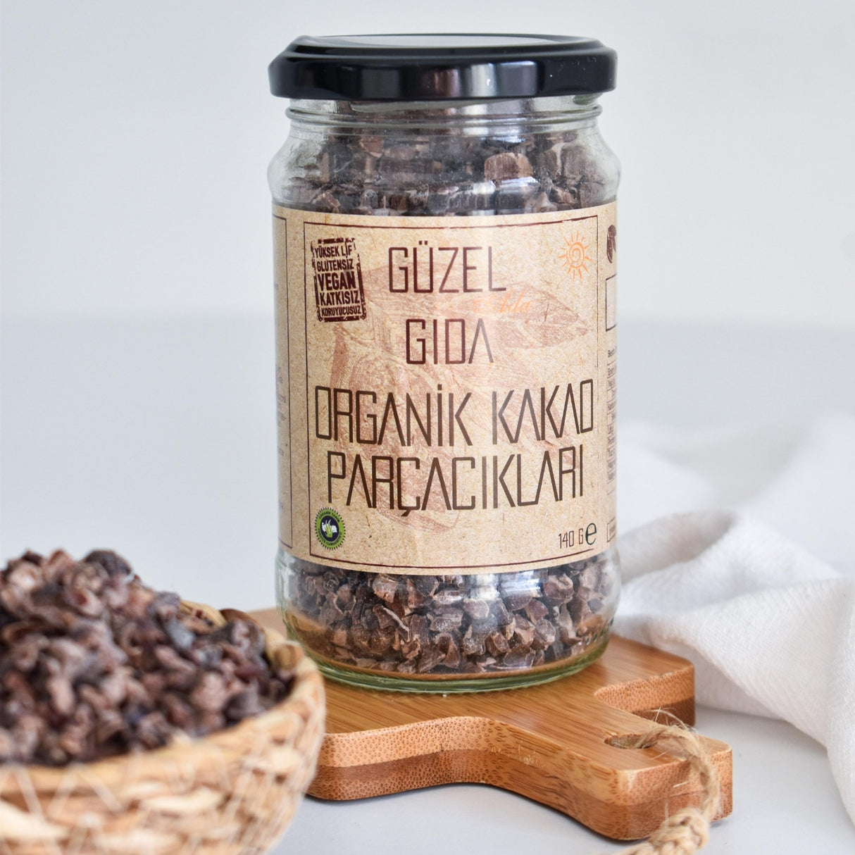 Organik Ham Kakao Parçacıkları 3X140 Gr