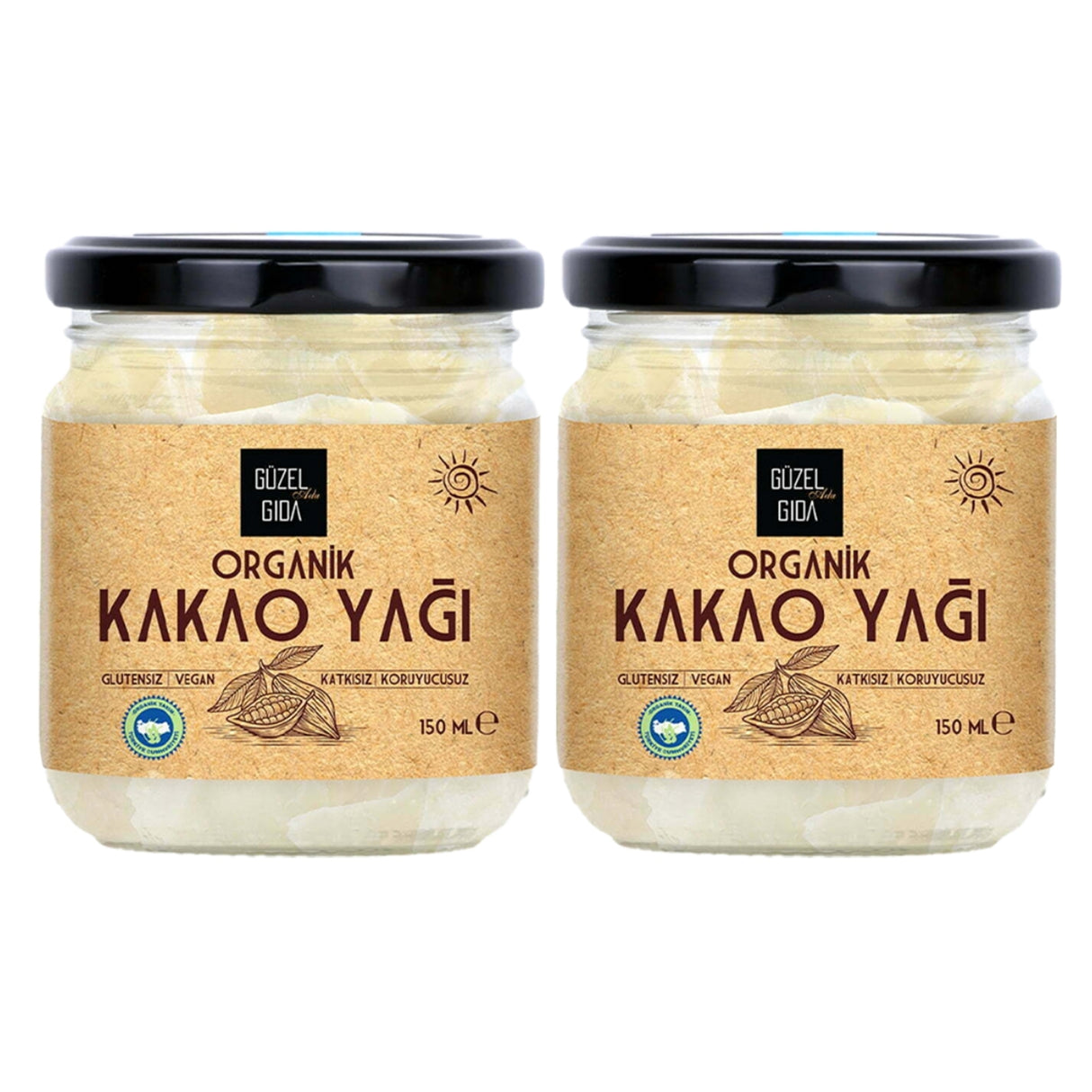 Organik Kakao Yağı 2X150 Ml