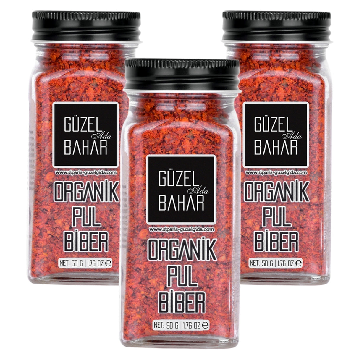 Organik Pul Biber 3X50 Gr