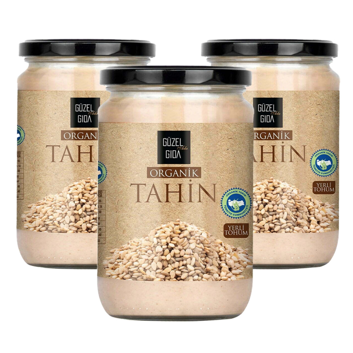 Organik Tahin Yerli Susam Glutensiz 3X600 Gr