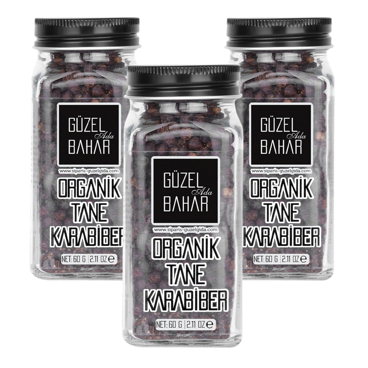 Organic Black Pepper 3X60G