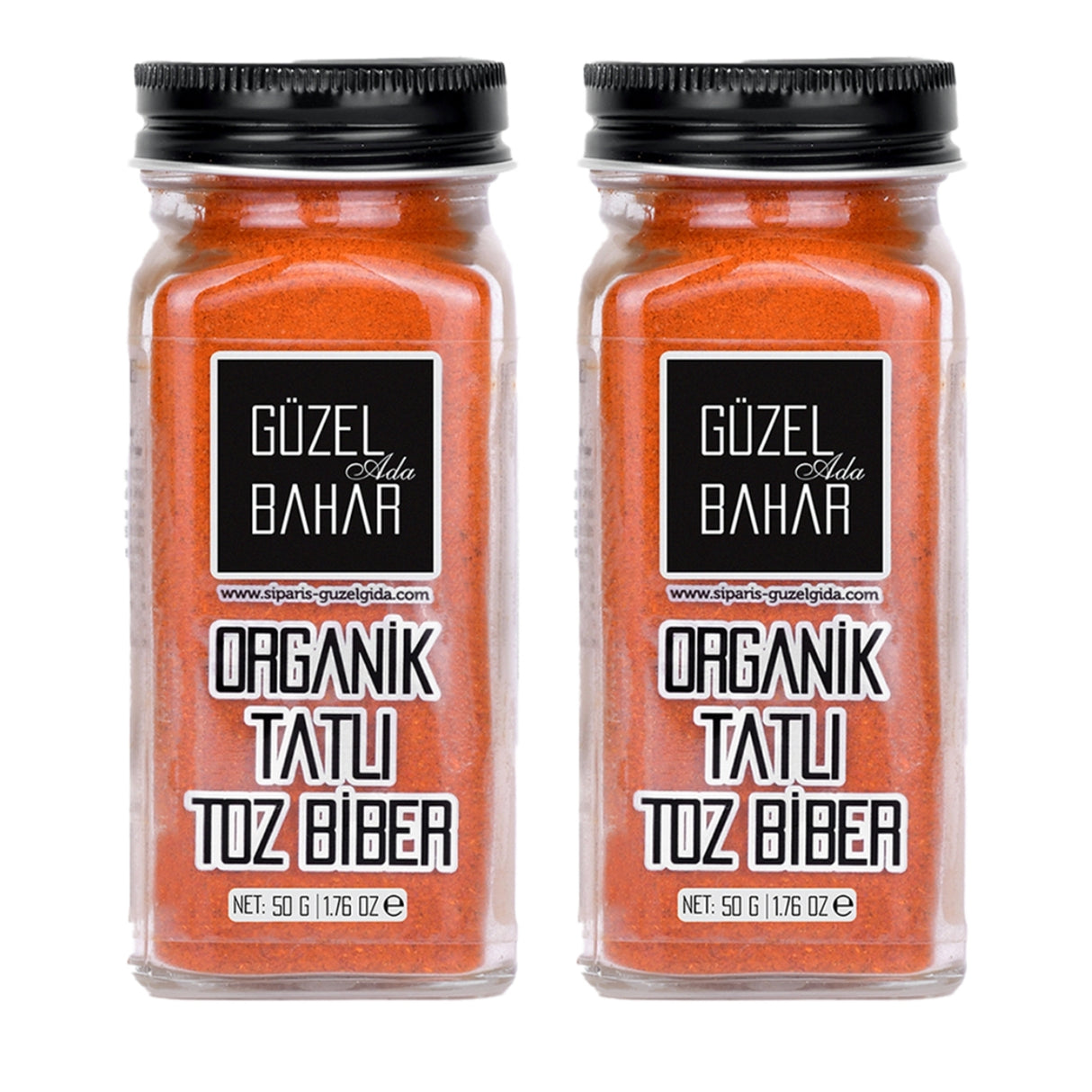 Organik Tatlı Toz Biber 2X50 Gr