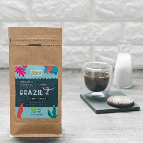 Organik Öğütülmüş Filtre Kahve Brezilya Light 200 Gr