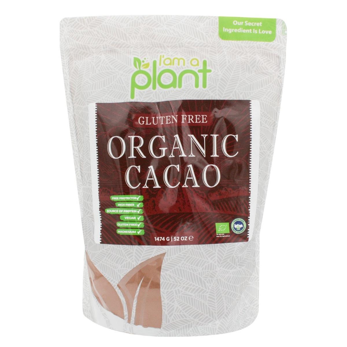 Organik Kakao Tozu Glutensiz 1474 Gr