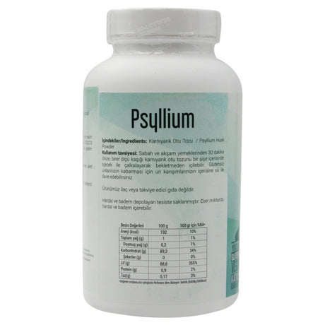 Psyllium Karnıyarık Otu Tozu 250 Gr
