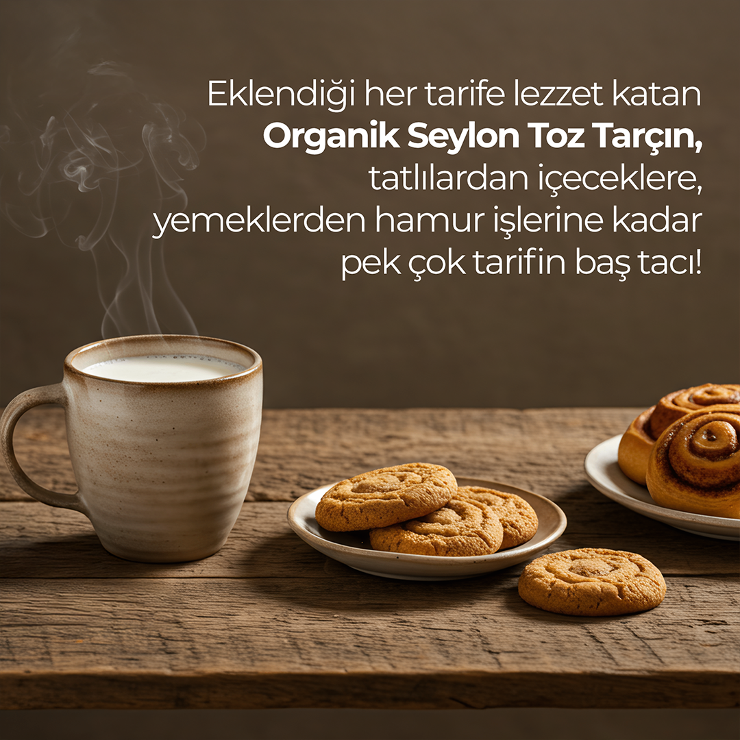 Organik Seylon Toz Tarçın 6X40G