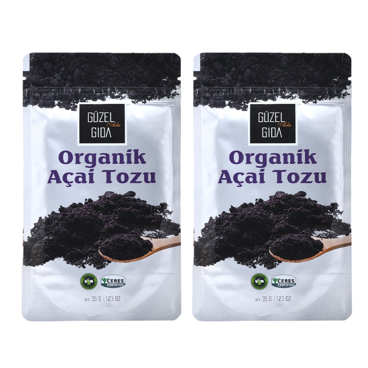 Organic Acai Berry Powder 2X35G 