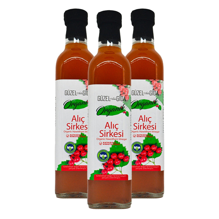 Organik Alıç Sirkesi 3X500 Ml