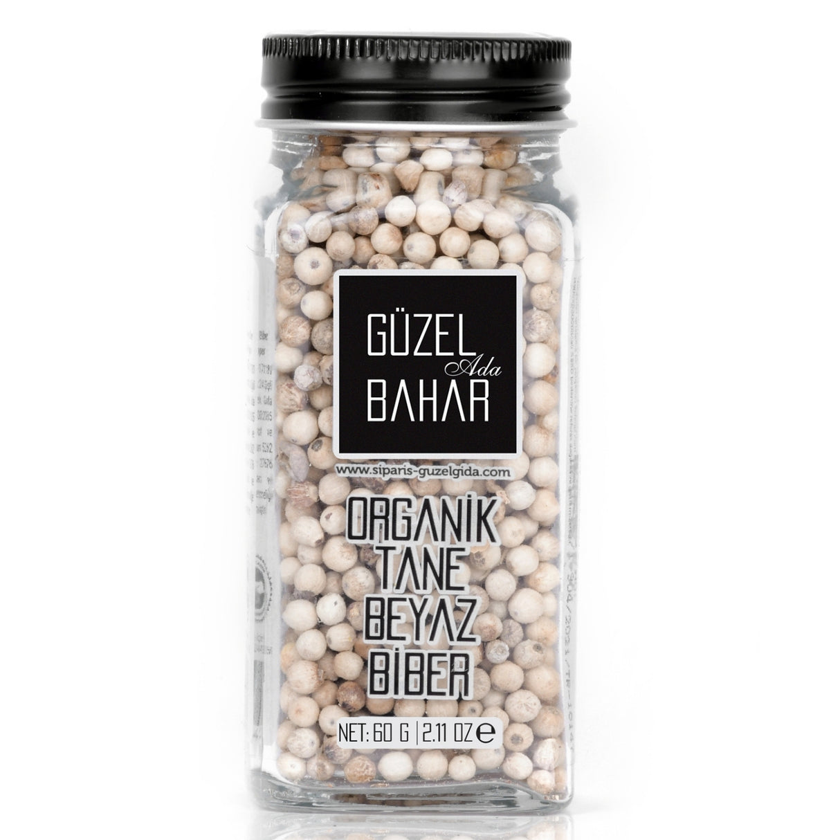 Organik Tane Beyaz Biber 60G