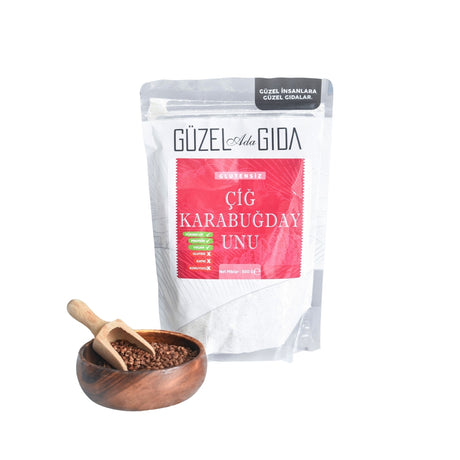 Çiğ Karabuğday Unu 300 Gr görseli.