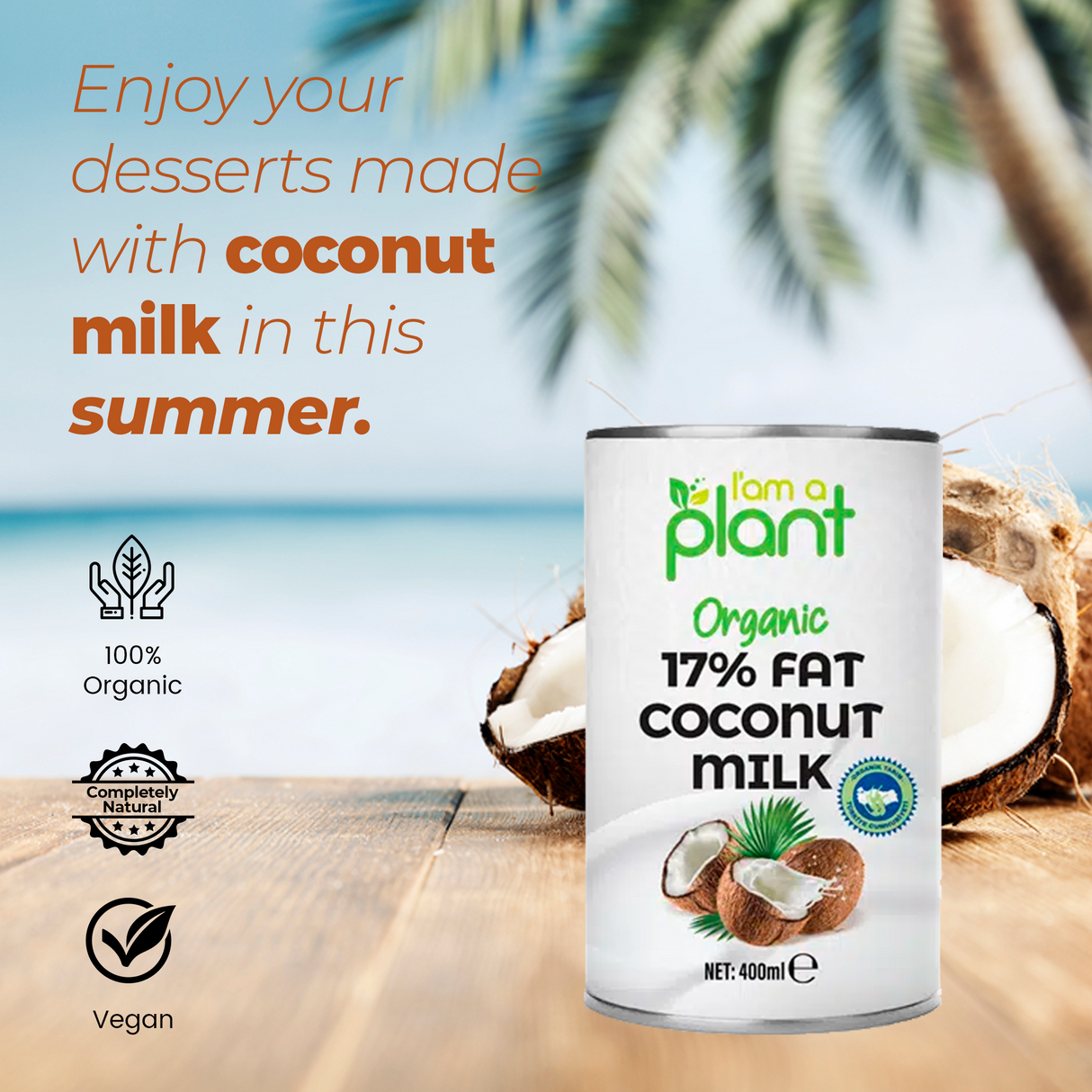 Organic Coconut Milk 400 ML 