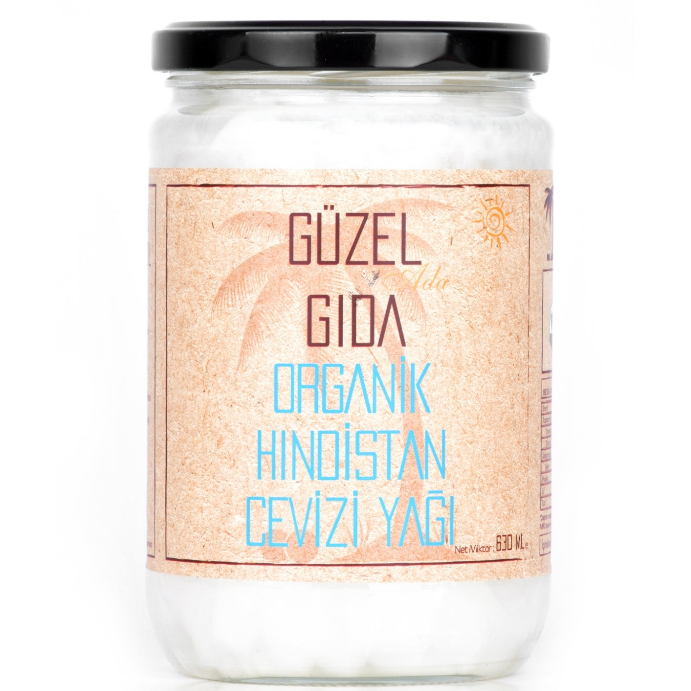 Organik Hindistan Cevizi Yağı 630 Ml
