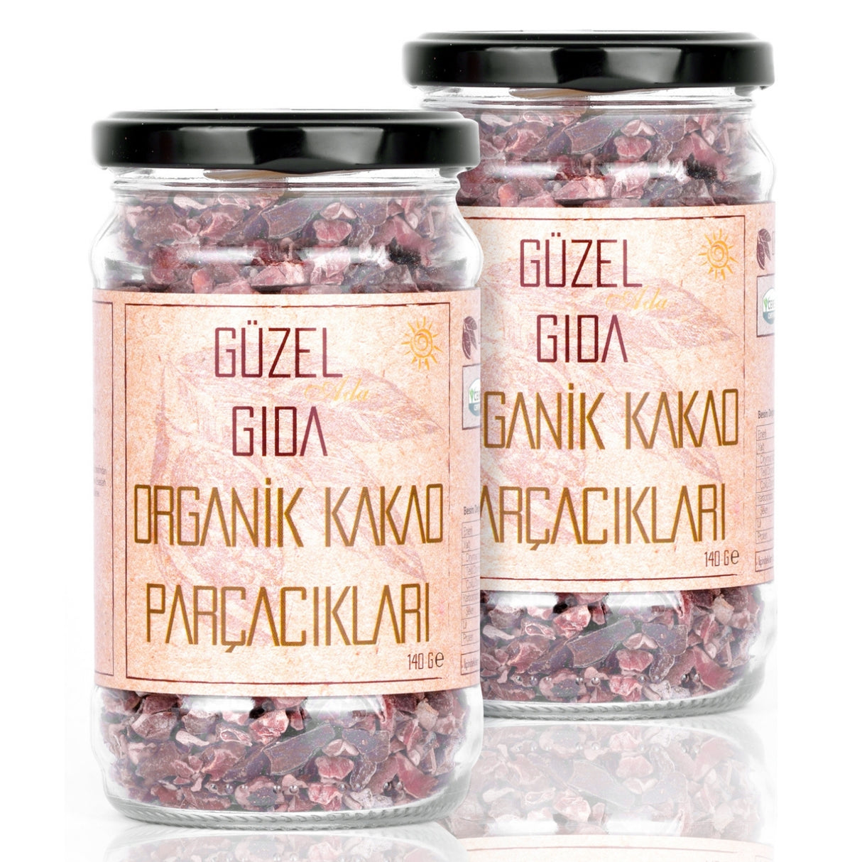 Organik Ham Kakao Parçacıkları 2X140G