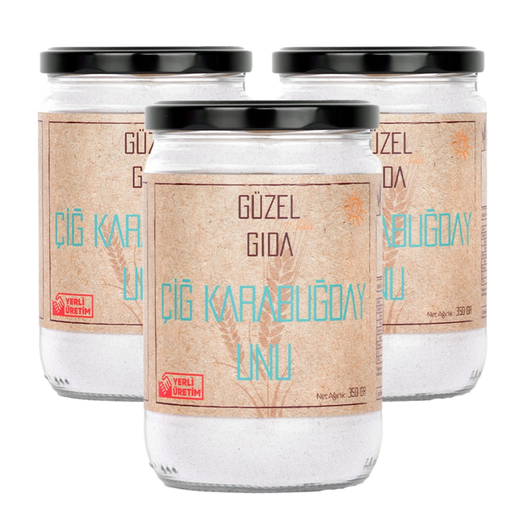 Çiğ Karabuğday Unu 3X350 Gr