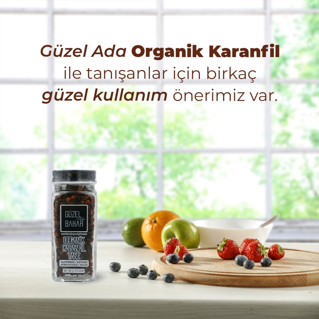 Organik Karanfil Tane 3X40G