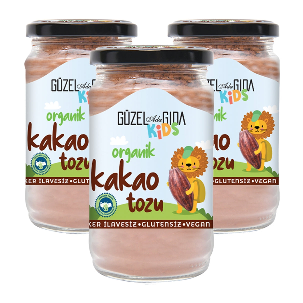 Kids Organic Cocoa Powder 3X150G 