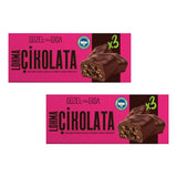 Lokma Chocolate Double Cocoa Hazelnut Vegan Bar 2X35G 