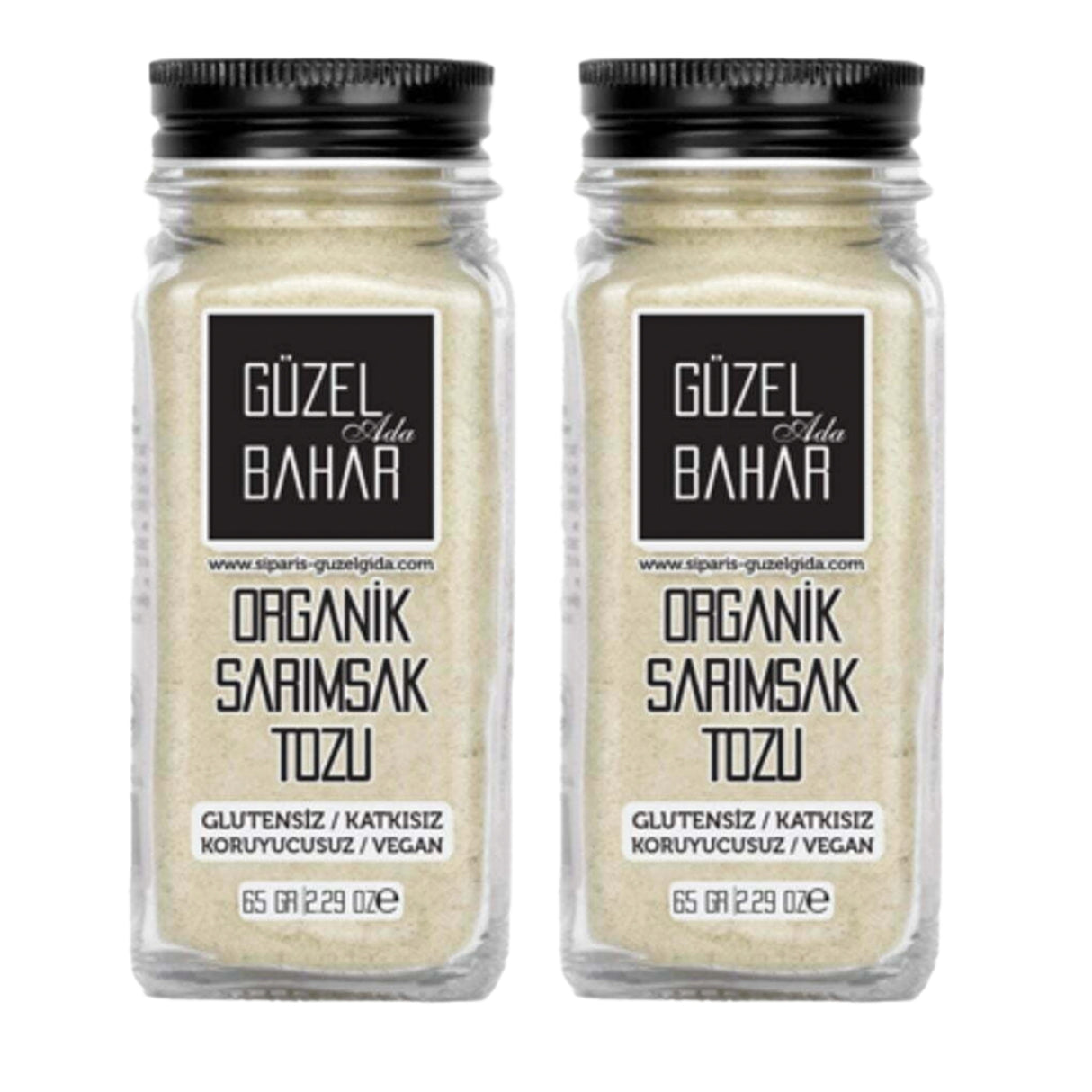 Organic Garlic Powder 2X65G 