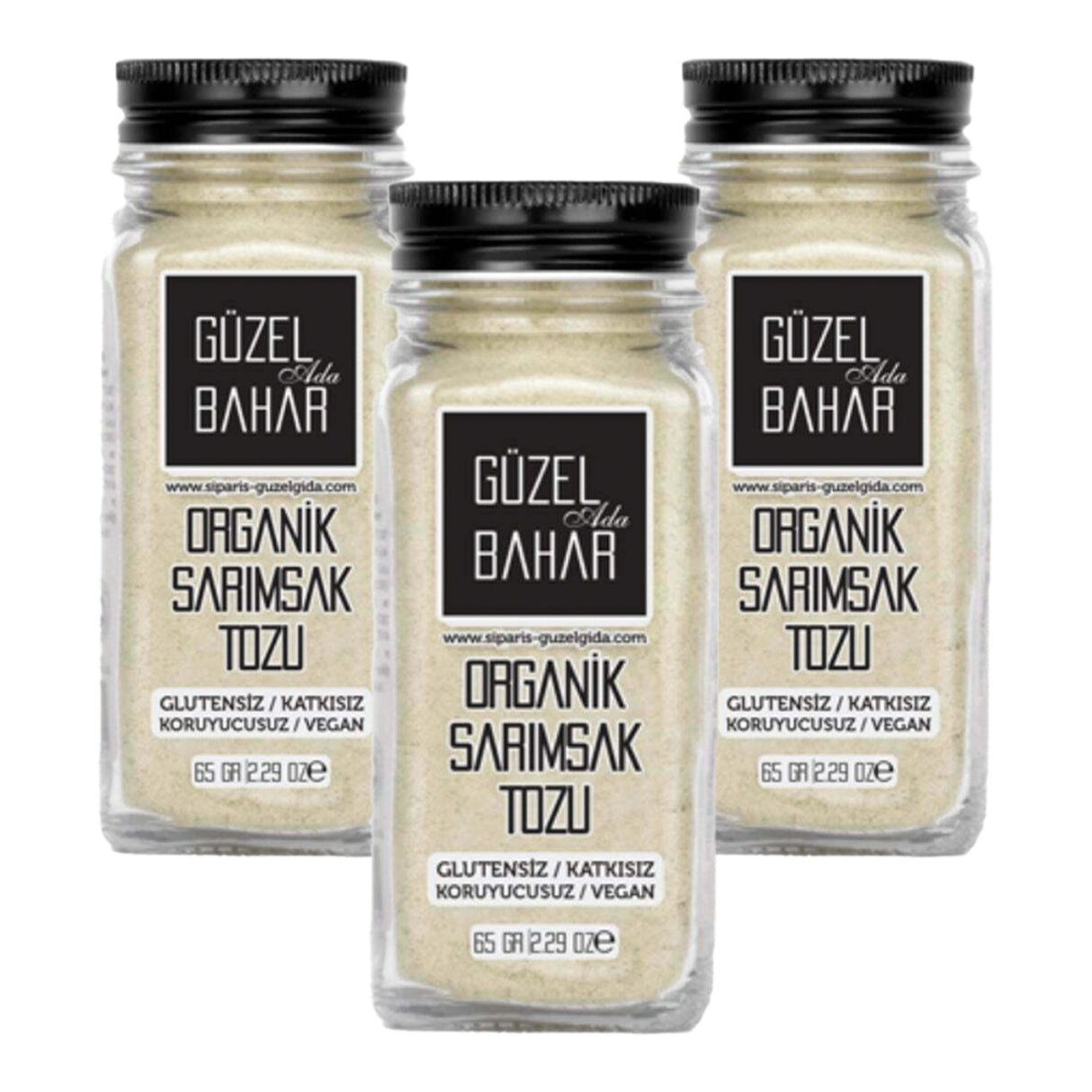 Organik Sarımsak Tozu 3X65G