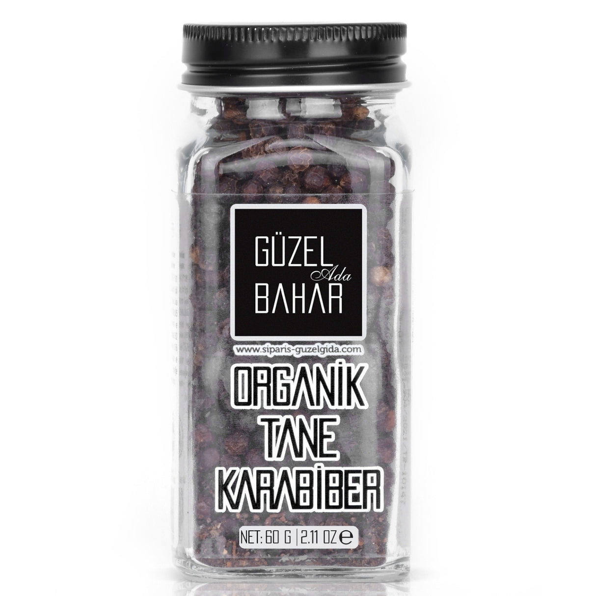 Organik Tane Karabiber 60G