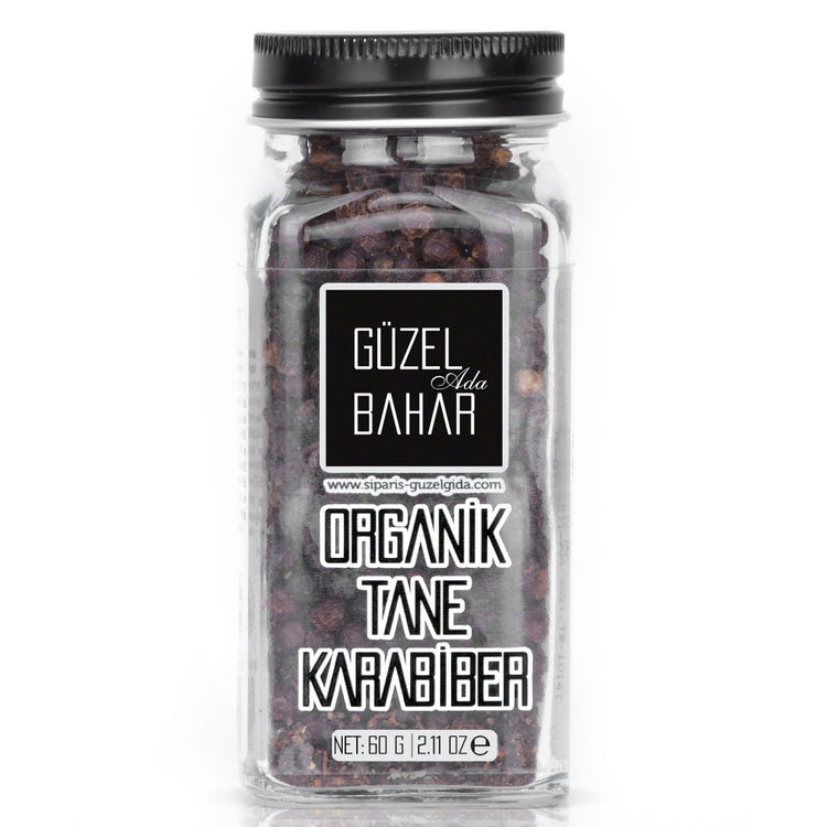 Organik Tane Karabiber 60 Gr