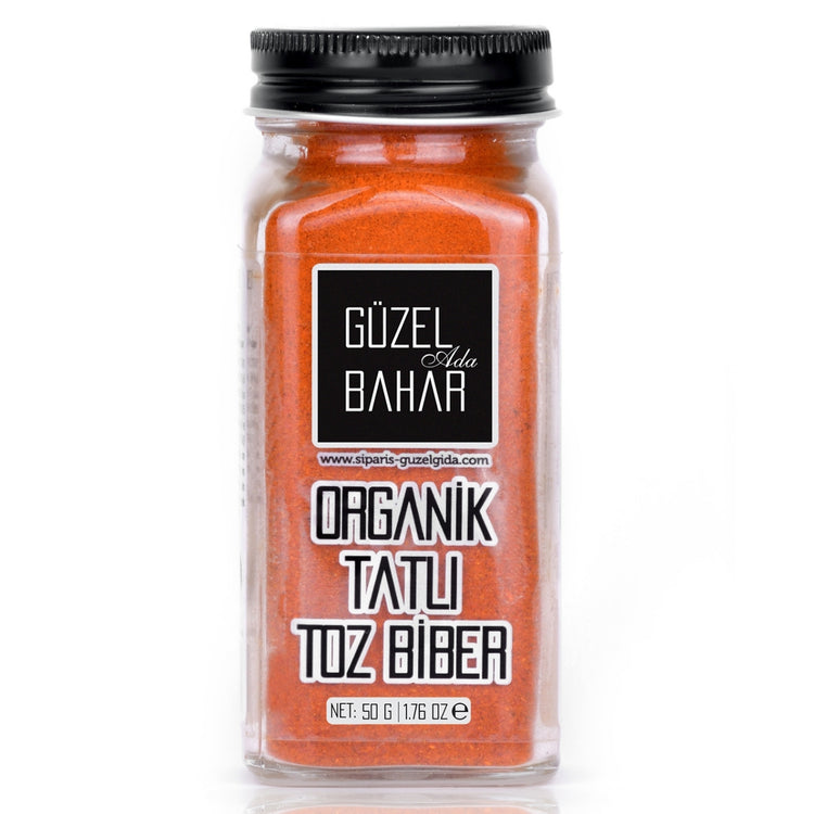 Organik Tatlı Toz Biber 50 Gr
