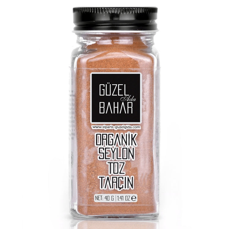 Organik Seylon Toz Tarçın 40 Gr