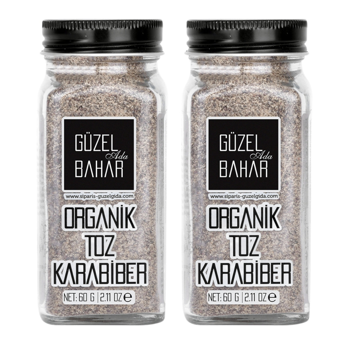 Organik Toz Karabiber 2X60G