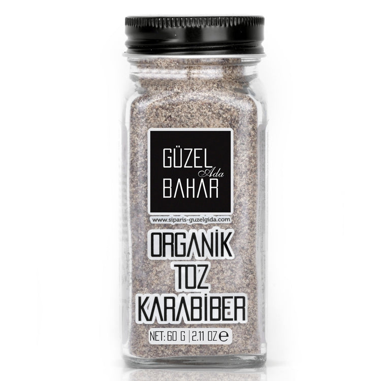 Organik Toz Karabiber 60 Gr