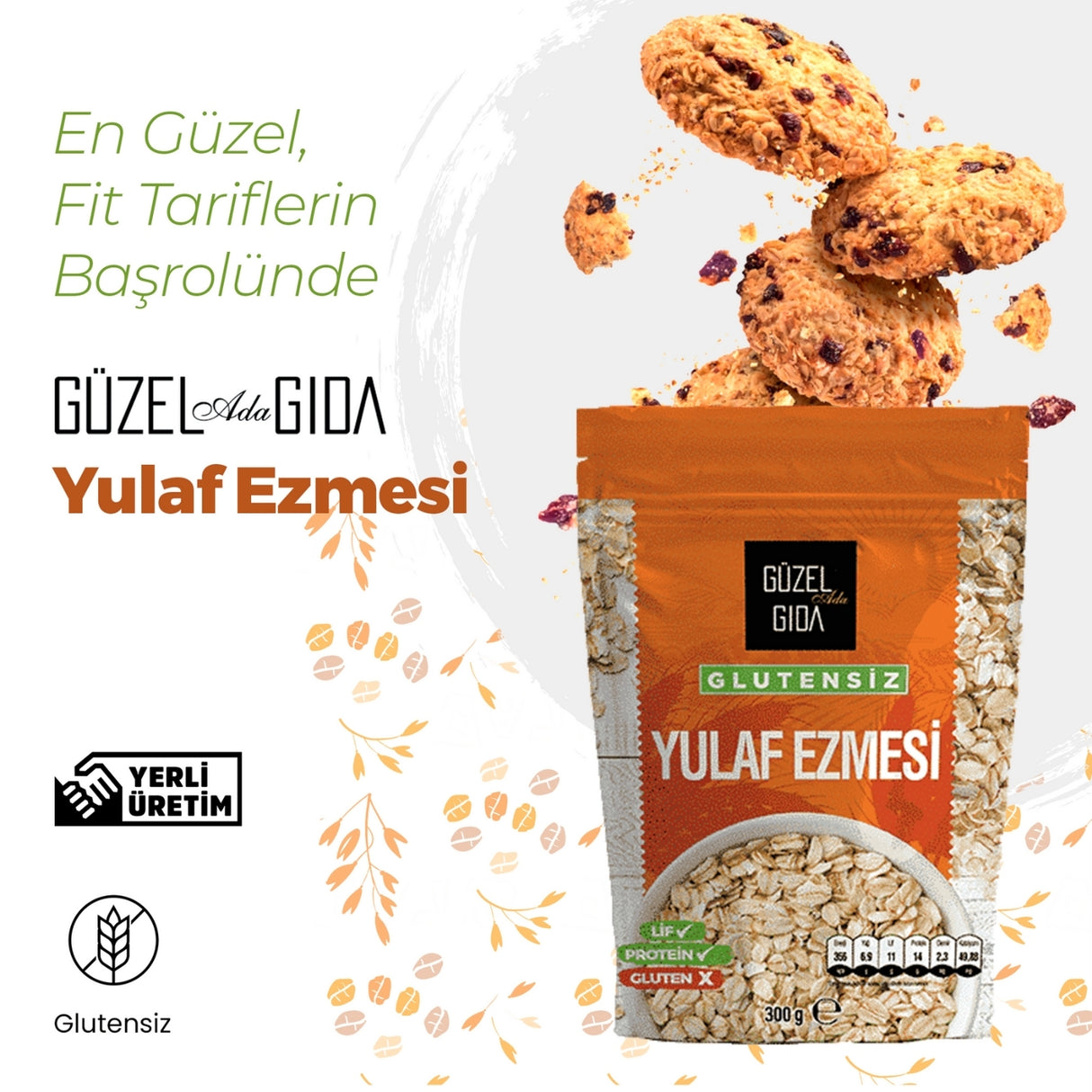 Yulaf Ezmesi 3X300G