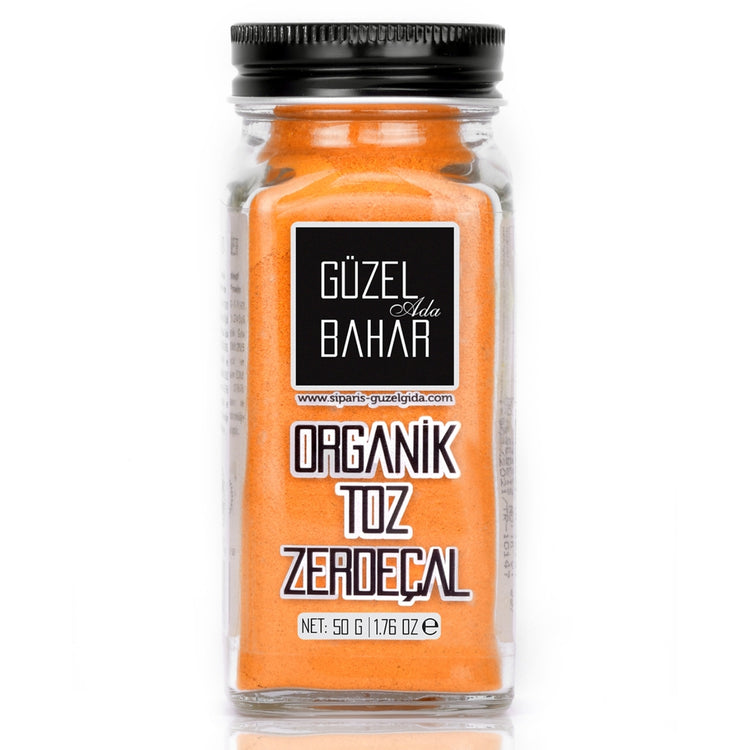 Organik Toz Zerdeçal 50 Gr