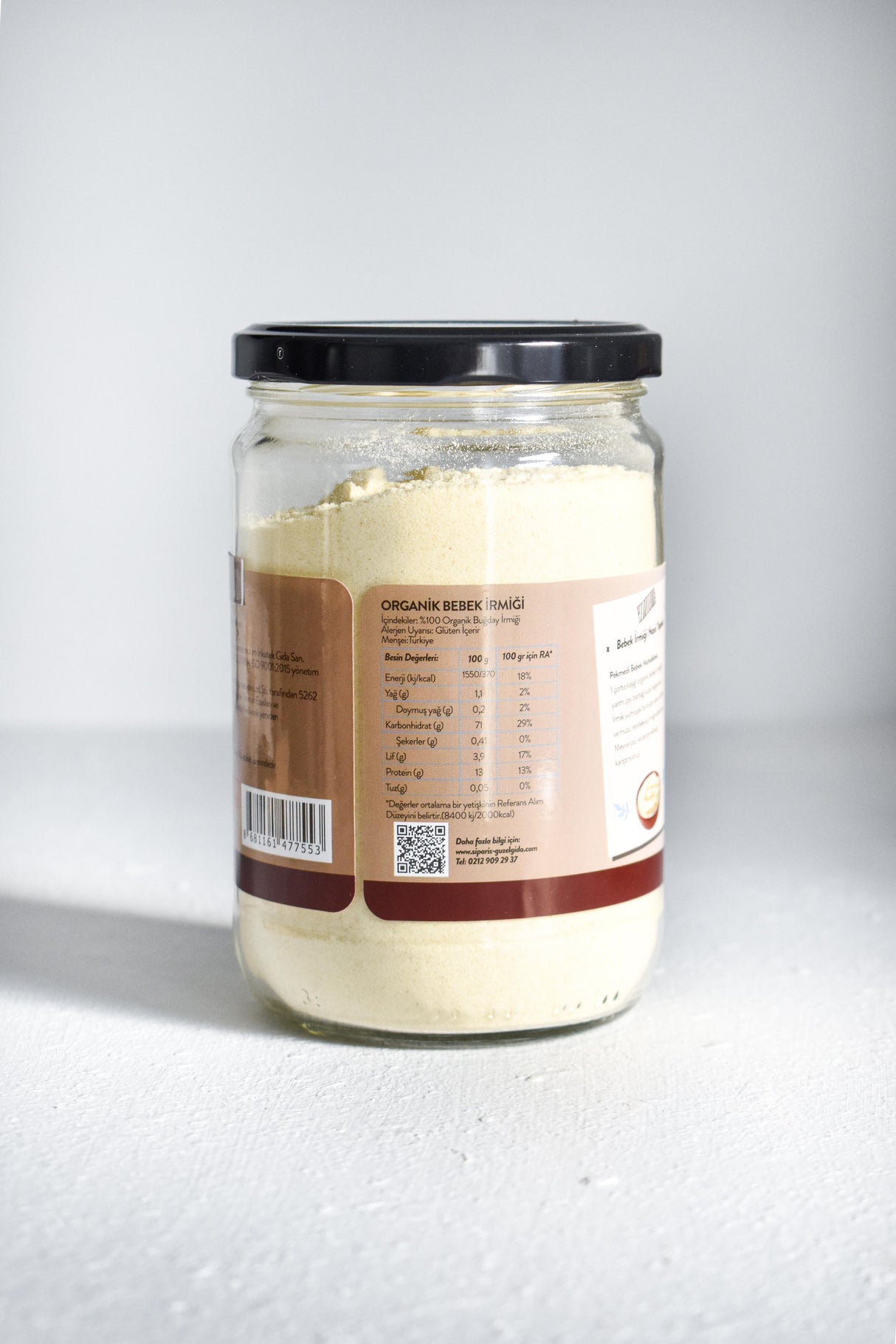 Organik İrmik +6 Ay 350 Gr