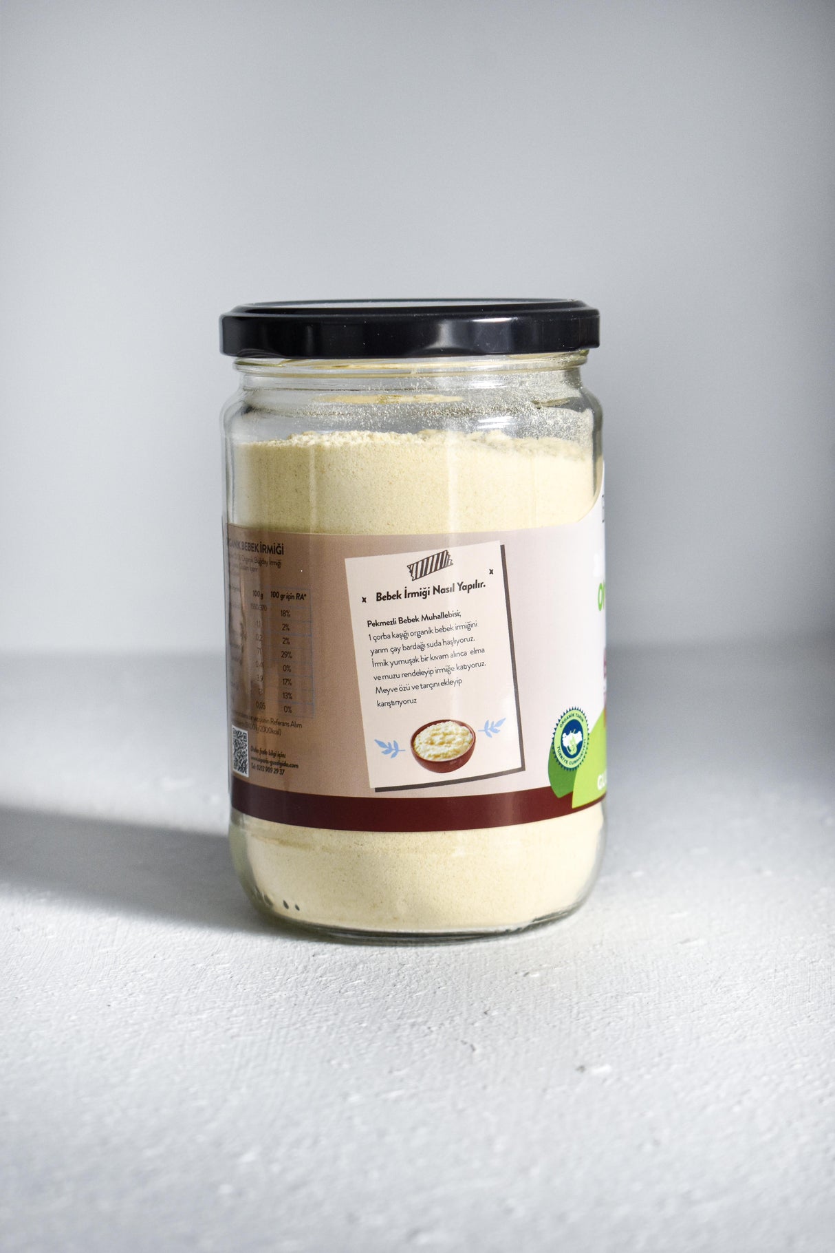 Organik İrmik +6 Ay 350 Gr