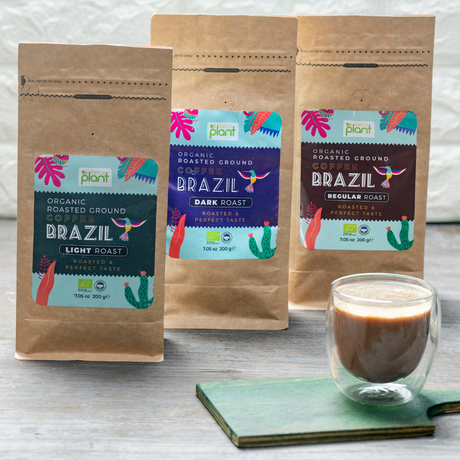 Organic Ground Filter Coffee Brazil 3X200G 