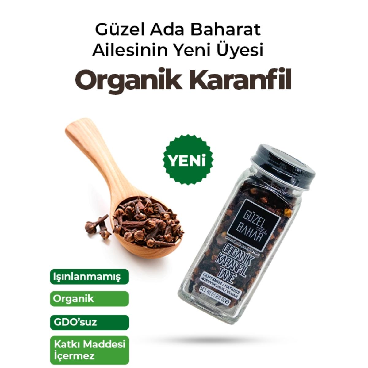 Organik Karanfil Tane 3X40G