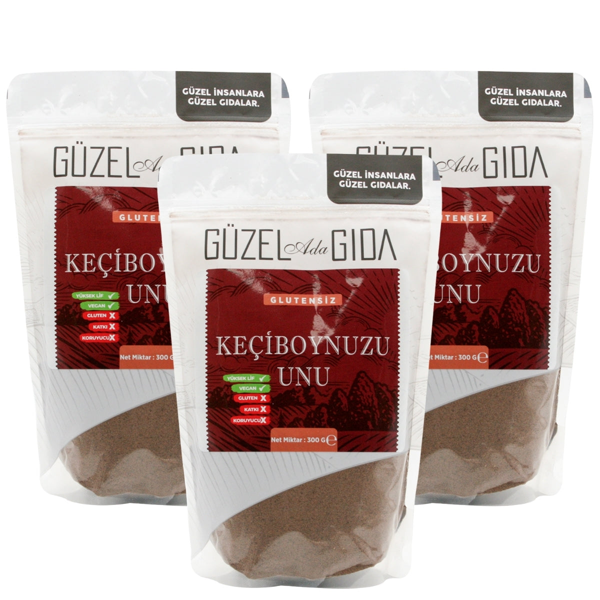 Carob Flour 3X300G 