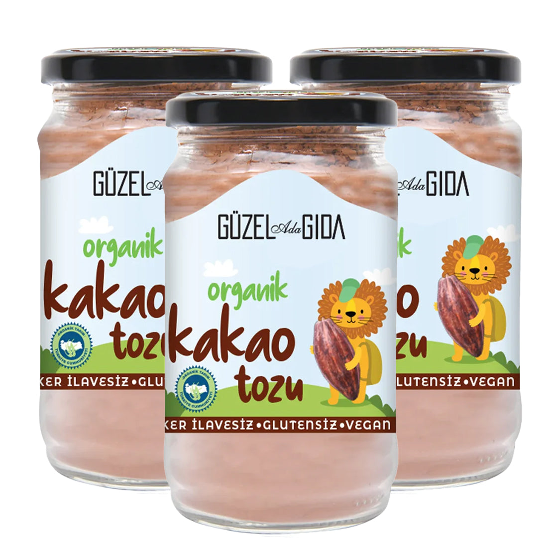 Детский органический какао-порошок 3X150 г 