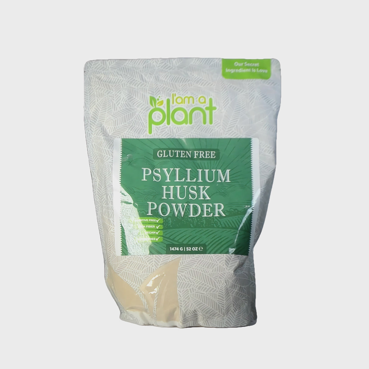 Psyllium Husk Herb Powder Economic Package 1474G 