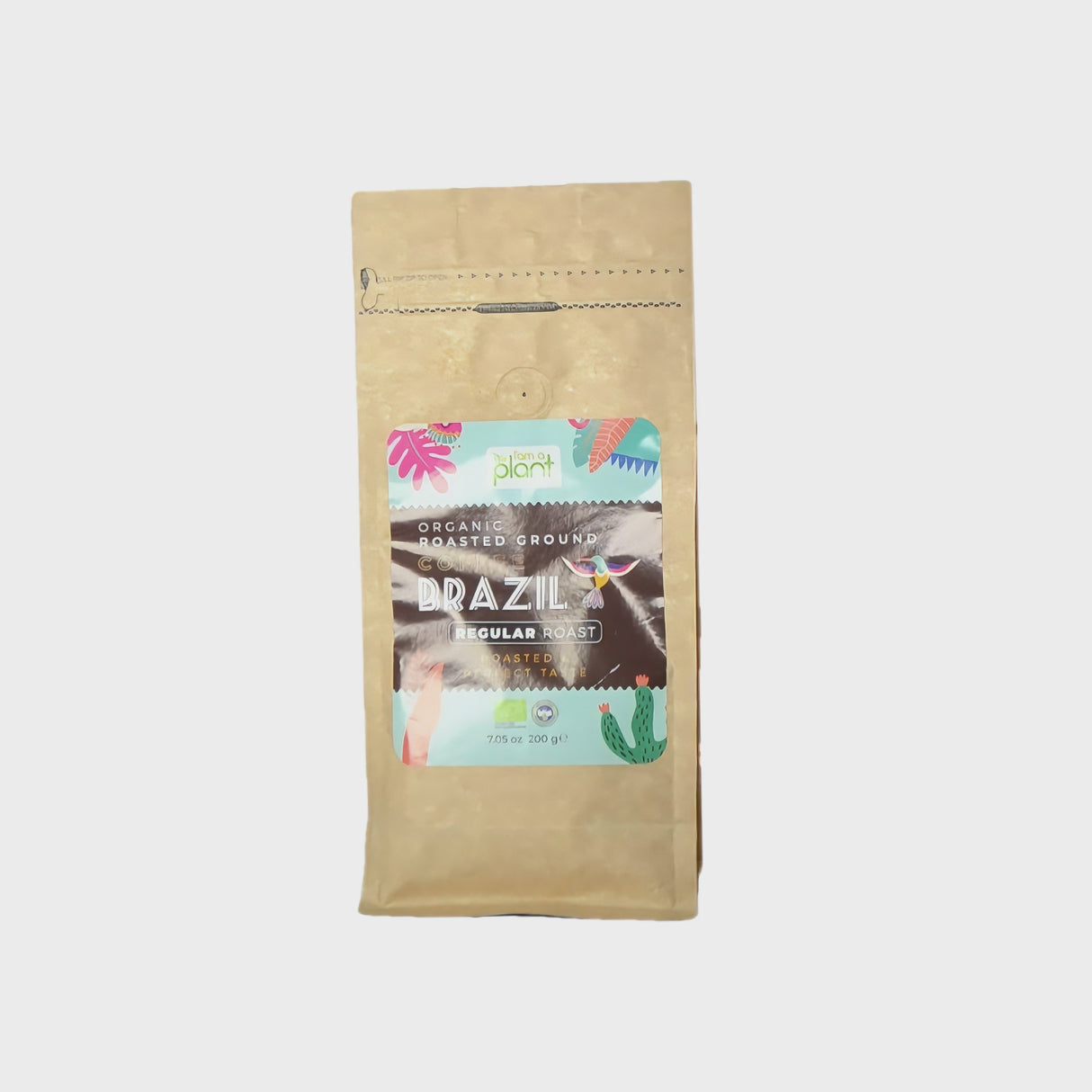 Organic Ground Filter Coffee Brazilian Medium 3X200G 