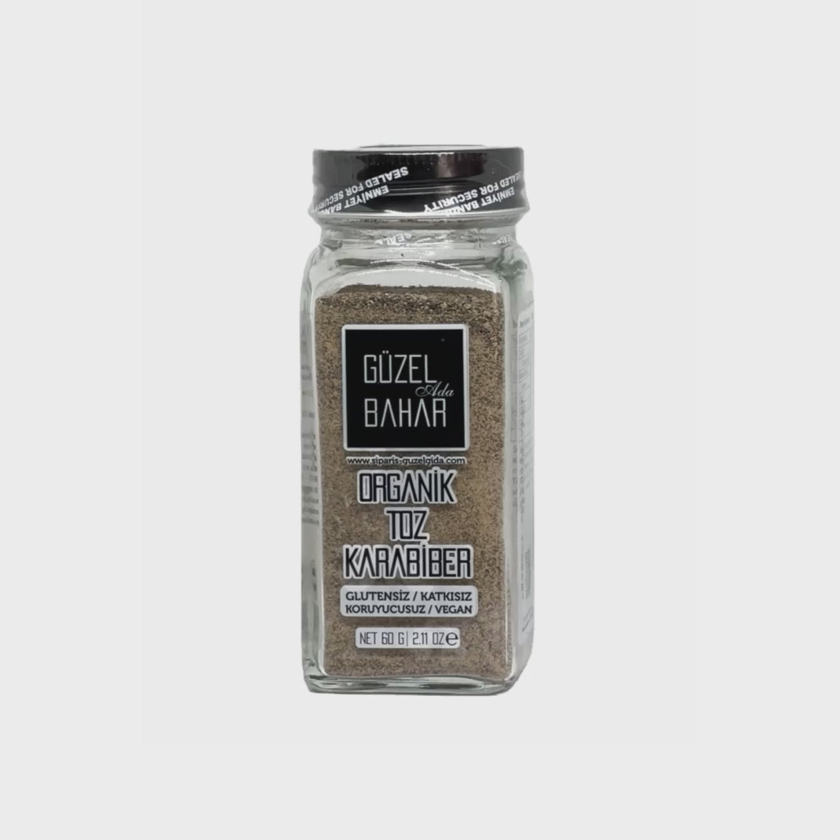 Organic Black Pepper Powder 3X60G