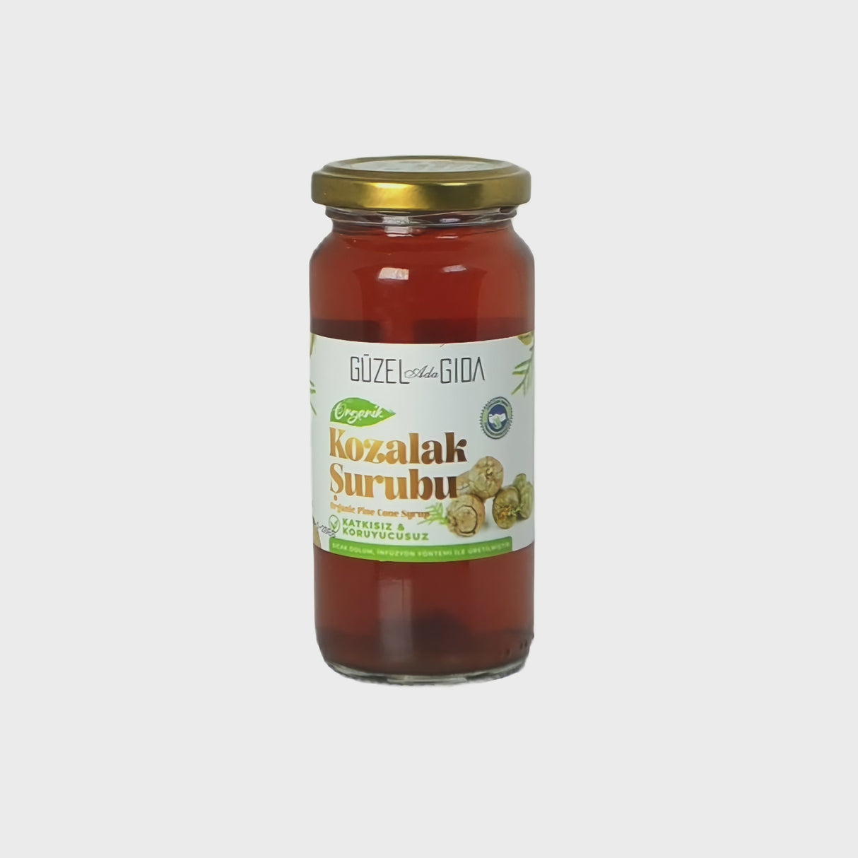 Organik Kozalak Şurubu 2X230 ML