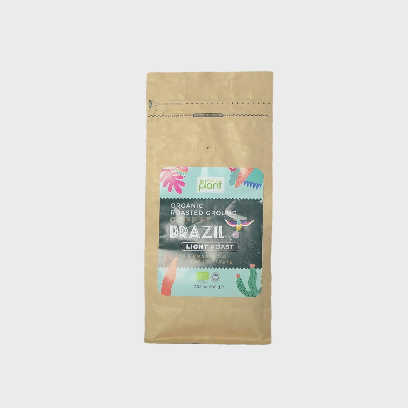 Organik Öğütülmüş Filtre Kahve Brezilya Light 2X200 Gr – Güzel Ada
